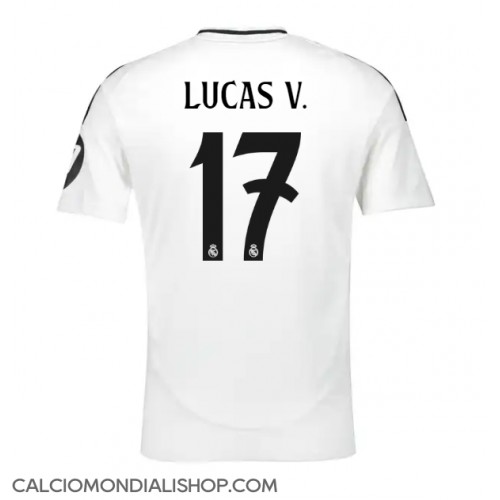 Maglie da calcio Real Madrid Lucas Vazquez #17 Prima Maglia 2024-25 Manica Corta